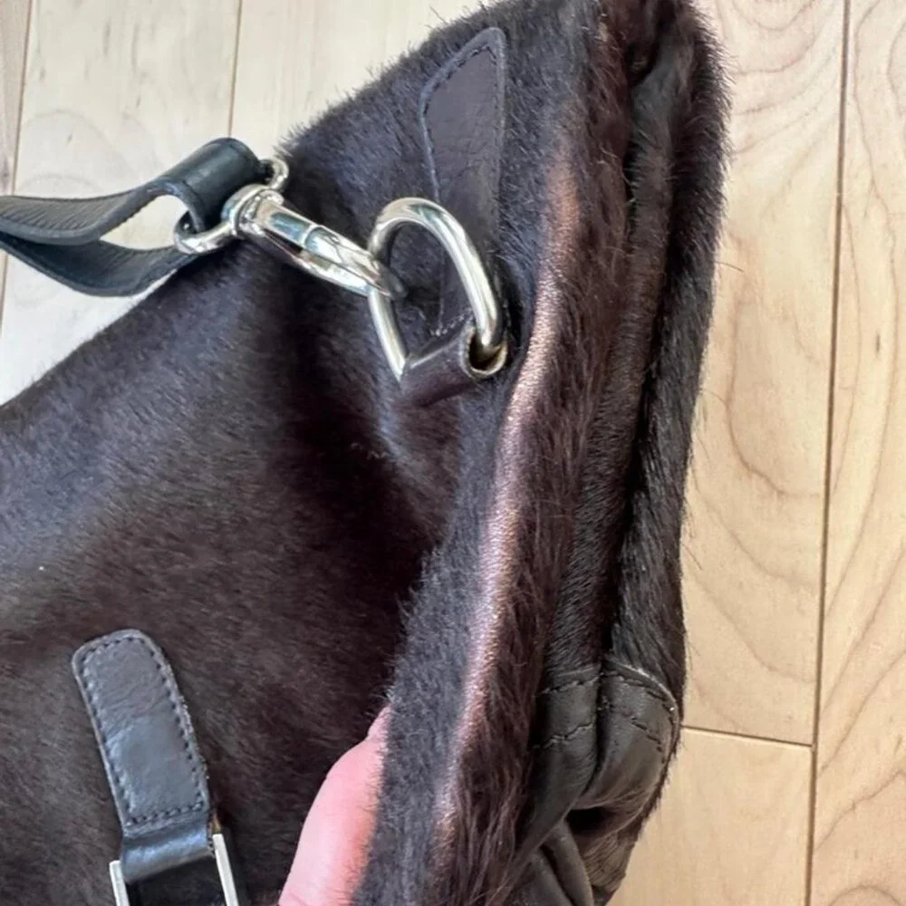 Maurizio Taiuti Genuine Cowhide Fold-Over Bag – Made in Italy - Picture 7 of 8